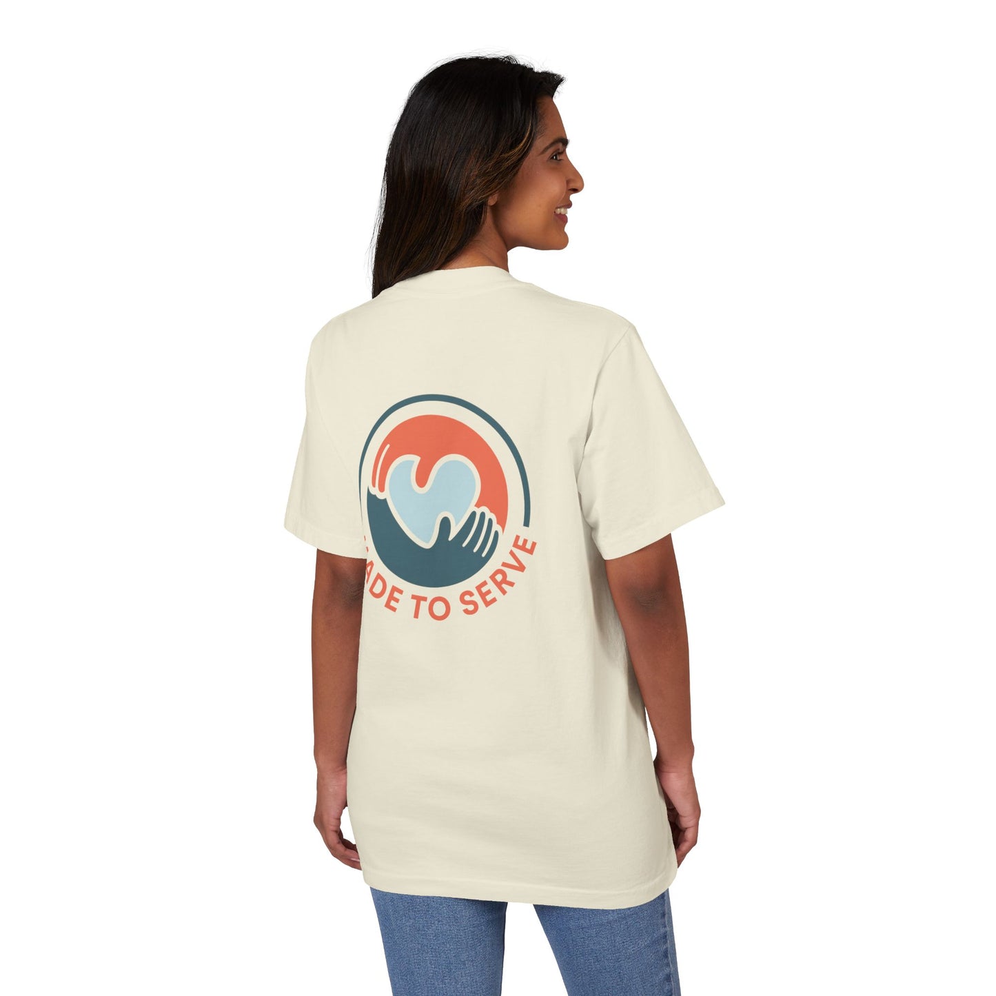 Made To Serve Oversized Drop-Shoulder T-Shirt